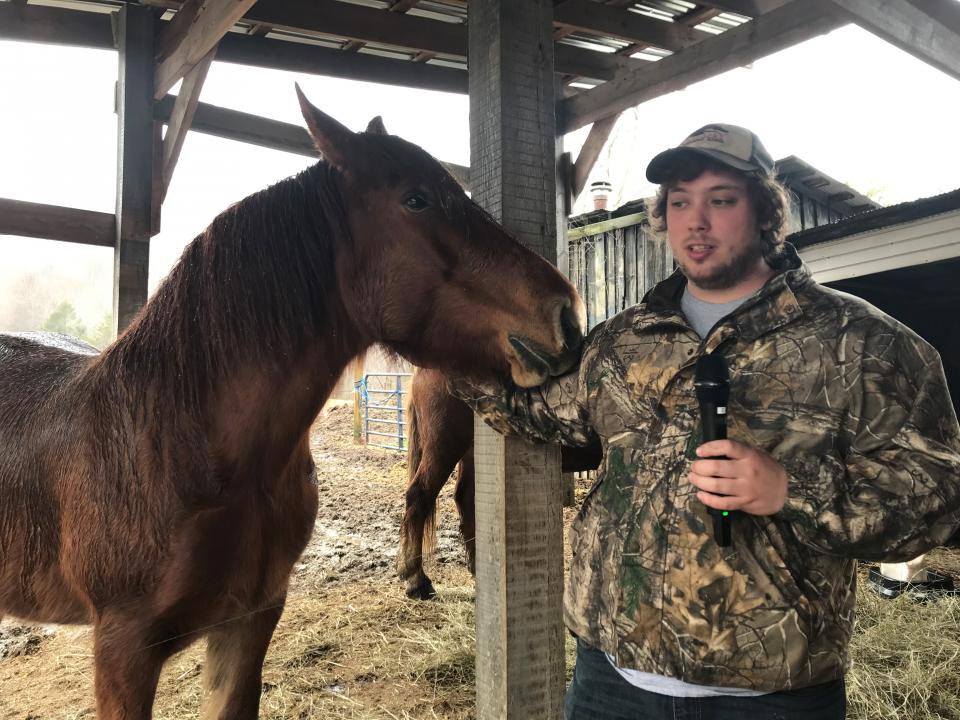 Photo of John Hite III, Berea College Horse Program Forest Technician Photo of John Hite III, Berea College Horse Program Forest Technician