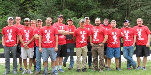 UK Fire Cats (2015-2016) at the First Annual Fire Cat Retreat