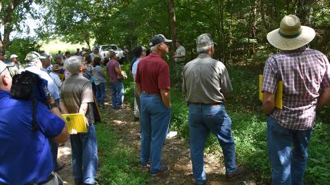 People attending Woodland Owners Short Course