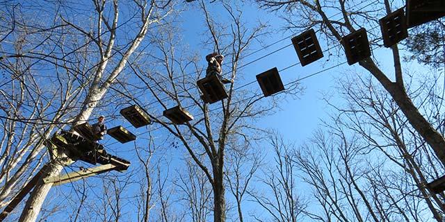 Forestry students at Asbury University’s Challenge Course
