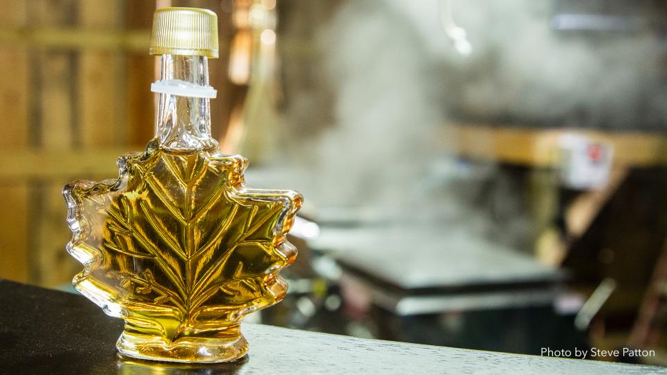 Photo of maple syrup. Photo by Steve Patton. Photo of maple syrup. Photo by Steve Patton.